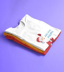 Can I Come Inside: Best Printed T-shirt (White) Amazing Gift For Secret Santa