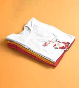 I Am Coming: Best Printed T-shirt (White) Perfect Gift For Secret Santa