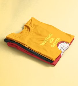 Waiting For Santa| Christmas Themed T-shirt | Best T-shirts for Boys Girls