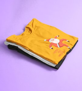 Everything Is Over: Best Printed T-shirt For Christmas (Yellow) Unique Gift For Boys Girls