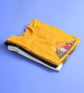 Let Me Sleep: Cute Printed T-shirt For Christmas (Yellow) Best Gift For Boys Girls
