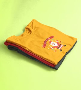 Free Gifts: Best Printed T-shirt (Yellow) Perfect Gift For Christmas Eve