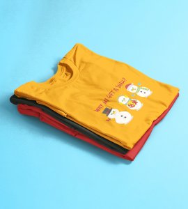 Small Gift : Unique Printed T-shirt (Yellow) Best Gifts For Secret Santa