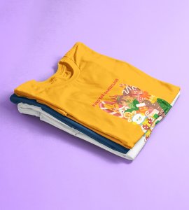 Find The Santa : Beautifully Crafted T-shirt (Yellow) Perfect Gift For Kids