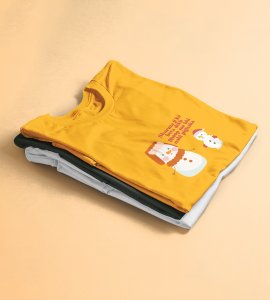Snowman Sharmaji : Beautifully Crafted T-shirt (Yellow) Perfect Gift For Secret Santa