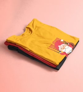 Strongest Santa: Unique Printed T-shirt (Yellow) Best Gift For Christmas Eve
