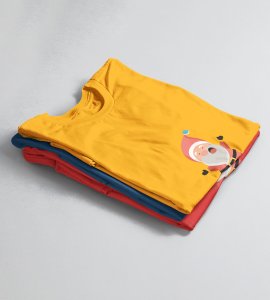 Reindeer Ranaway: Most Liked Printed T-shirt (Yellow) Best Gift For Boys Girls