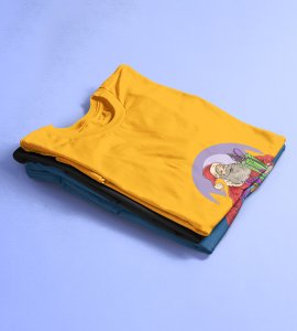 Take Your Gift: Best Printed T-shirt (Yellow) Unique Gift For Secret Santa