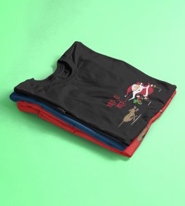 Go Away : Best Printed T-shirt (Black) Perfect Gift For Kids Boys Girls