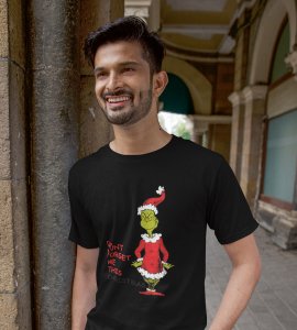 Christmas With Alien's : Best Printed T-shirt (Black) Perfect Gift For Secret Santa