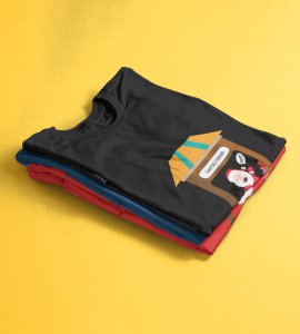 Santa's Gift Shop: Beautifully Printed T-shirt (Black) Best Gift For Secret Santa