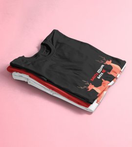 Where Did Santa Go?: Best Printed T-shirt (Black) Best Gift For Boys Girls