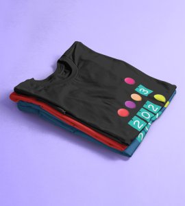 2023 Gone 2024 Came : Most Uniquely Printed T-shirt (Black) Best Gift For Boys Girls