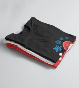 Where's Santa? : Best Printed T-shirt For Christmas (Black)Most Liked Gift For Boys Girls