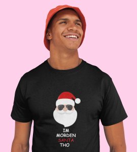I Am Modern Santa : Cute Printed T-shirt (Black)Best Gift For Boys Girls