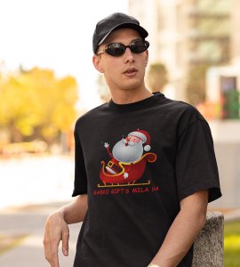 Did Everyone Got The Gift: Best Printed T-shirt(Black): great Gift For Secret Santa