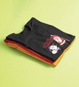 No Purple Its Red : Funniest Printed T-shirt Ever (Black) Unique Gift For Secret Santa