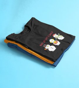 Small Gift : Unique Printed T-shirt (Black) Best Gifts For Secret Santa