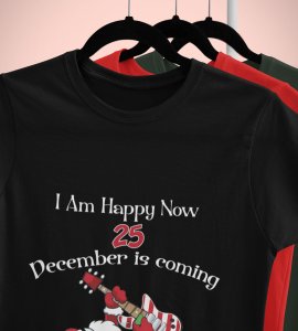 Christmas Bells, Santa's Arrival: Best T-shirt For Boys Girls,(Black) Best Gift for Secret Santa