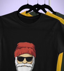 Sigma Santa T-shirt: Best printed Gift For Secret Santa(Black) Best Gift For Boys Girls