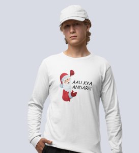 Can I Come Inside: Best DesignerFull Sleeve T-shirt White Perfect Gift For Kids Boys Girls