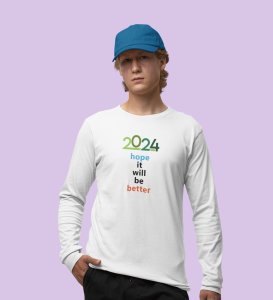 Postive Vibes: Good Vibes DesignedFull Sleeve T-shirt White Unique Gift For New Year Boys Girls