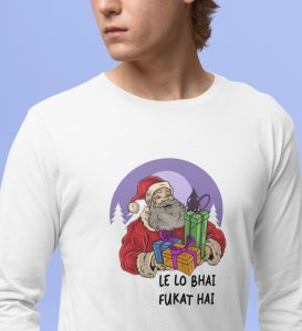 Everyone Take Gifts : Best DesignedFull Sleeve T-shirt White Most Liked Gift For Boys Girls