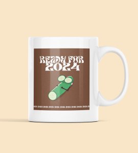 Get Ready For 2024, Graphics Printed Coffee Mugs On New Year Theme Best Gift For New Year
