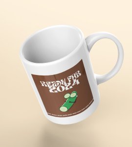 Get Ready For 2024, Graphics Printed Coffee Mugs On New Year Theme Best Gift For New Year