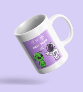 Run Away From Here, New Year Printed Coffee Mugs