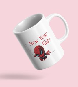 New Year Ride, Printed Coffee Mugs On New Year Theme
