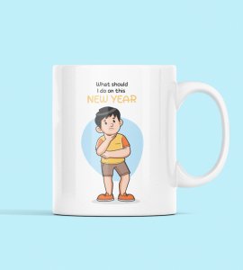 No Plans For New Year, New Year Printed Coffee Mugs