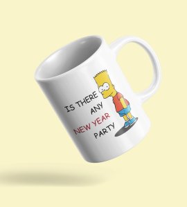 Is There Any Party? Graphics Printed Coffee Mugs On New Year Theme Best Gift For New Year