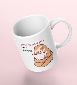 Pillow And New Year Graphic Printed Sublimated Coffee Mugs