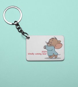 Come Faster 2024, Printed Key-Chain On New Year Theme