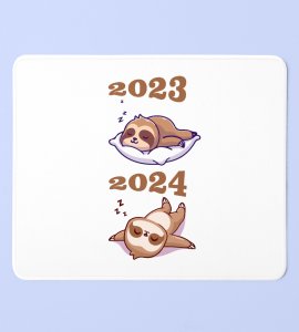 Sleep More, Graphic Printed Sublimated Mouse Pad