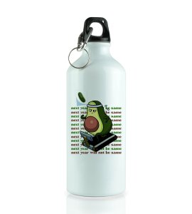 Next Year New Me, Men's Printed Sublimated Aluminium Water Bottle