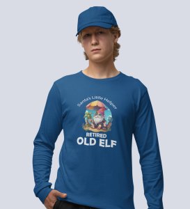 Elderly Elf: Retired Santa's Elf Made Full Sleeve Tshirt by  Best Gift For Secret Santa