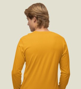 Christmas Time : Unique PrintedFull Sleeve T-shirt Yellow Best Gift For Boys Girls
