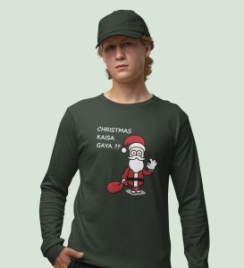 How Was Your Christmas: Best DesignedFull Sleeve T-shirt Green Amazing Gift For Secret Santa