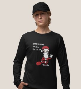 How Was Your Christmas: Best DesignedFull Sleeve T-shirt Black Amazing Gift For Secret Santa