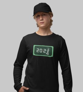 Year Changing Clock: Beautifully DesignedFull Sleeve T-shirt Black Best Gift For Secret Santa