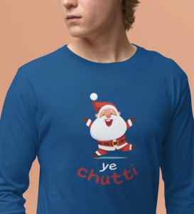 Christmas Vacation: Best DesignedFull Sleeve T-shirt For School Kids Blue Best Gift For Boys Girls