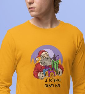 Everyone Take Gifts : Best DesignedFull Sleeve T-shirt Yellow Most Liked Gift For Boys Girls