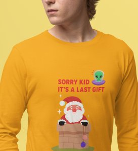 Santa's Last Gift: Best DesignerFull Sleeve T-shirt Botttle Yellow Christmas's Best Gift For Boys Girls