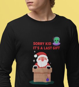 Santa's Last Gift: Best DesignerFull Sleeve T-shirt Botttle Black Christmas's Best Gift For Boys Girls