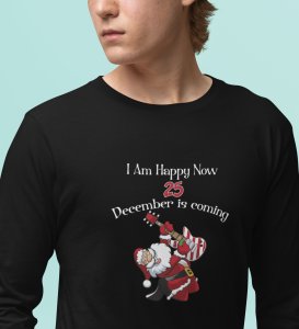 Christmas Bells, Santa's Arrival: BestFull Sleeve T-shirt For Boys Girls,Black Best Gift for Secret Santa