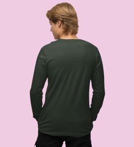 Alien & Reindeer: Green Christmas Edition PrintedFull Sleeve T-shirt - Ideal for Spreading Holiday Cheer at Gym, Yoga, and Outdoor Activities