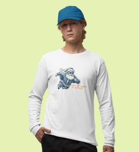 Gen-Z Santa At Service: Best DesignedFull Sleeve T-shirt White Most Liked Gift For Boys Girls