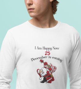 Christmas Bells, Santa's Arrival: BestFull Sleeve T-shirt For Boys Girls,White Best Gift for Secret Santa